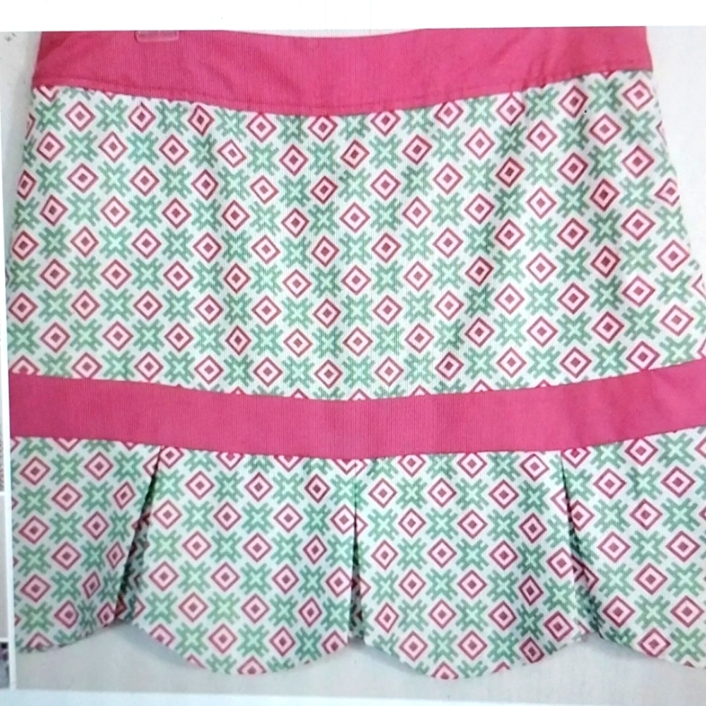 BIRDIES & BOWS GOLF TENNIS SKORT SPORTS Pink Green
